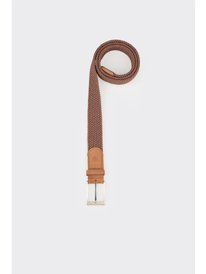 Elle Brown Leather Men's Belt