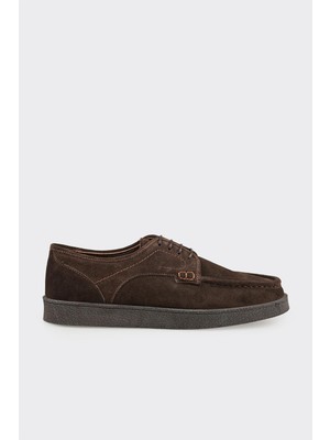 Elle Brown Leather Men's Casual Shoes