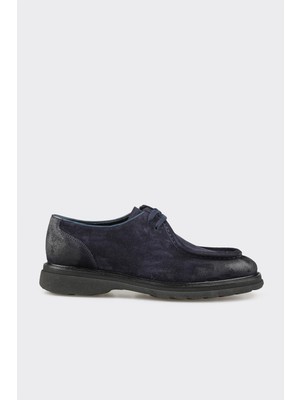 Elle Navy Leather Men's Casual Shoes