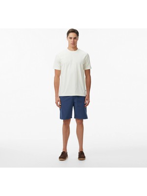 Nautica Men's Blue Regular Fit Water-Repellent Shorts
