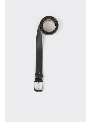 Elle Black Leather Men's Belt