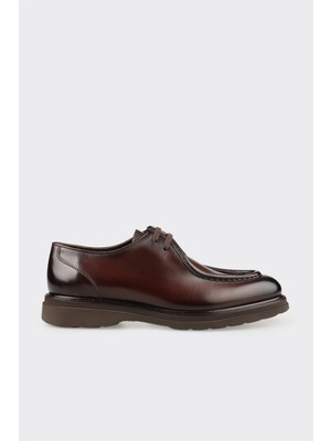 Elle Brown Leather Men's Casual Shoes