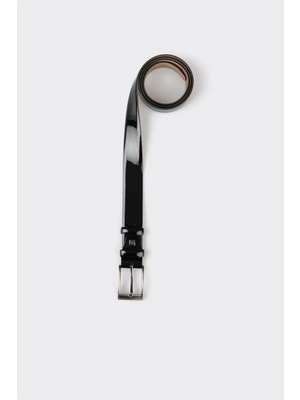 Elle Black Leather Men's Belt