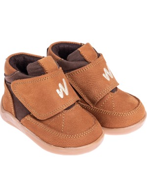 Babywalk Unisex Faux Leather Boots Tan