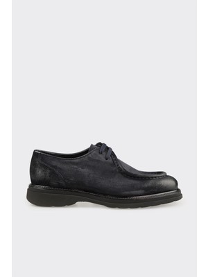 Elle Navy Leather Men's Casual Shoes