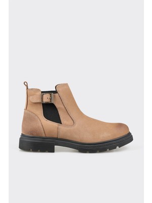 Elle Mink Leather Men's Casual Boots