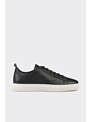 Elle Black Leather Men's Casual Shoes