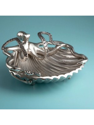 Jumbo Deep Sea Octopus Decorative Bowl - Steel