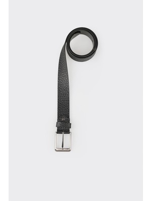 Elle Black Leather Men's Belt