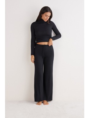 Intimissimi Cashmere Light Blend Modal Long Palazzo Pants