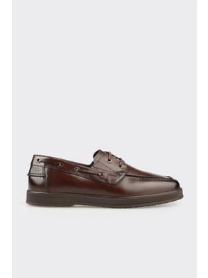 Elle Brown Leather Men's Casual Shoes