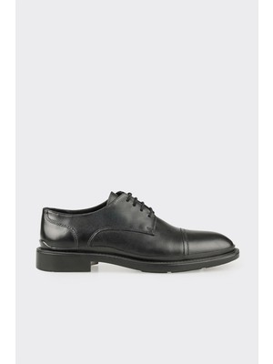 Elle Black Leather Men's Casual Shoes