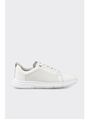 Elle White Leather Men's Casual Shoes