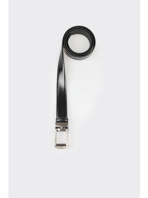 Elle Black Leather Men's Belt