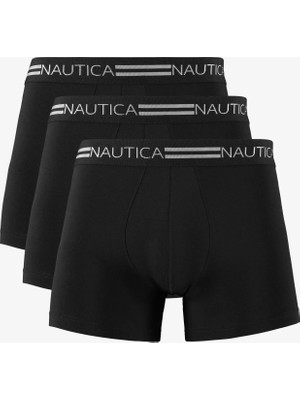 Nautica Men's Black 3-Pack Boxers