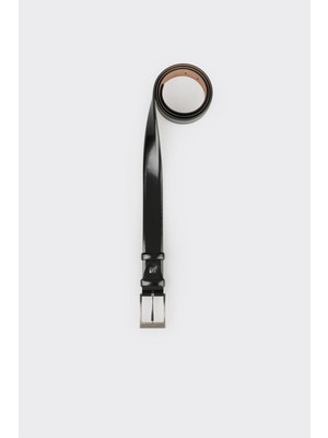 Elle Black Leather Men's Belt