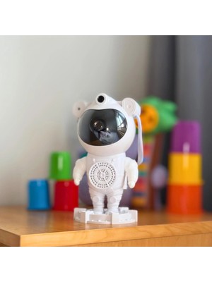 Petrix Kids' Remote Control Astronaut Projector Night Light