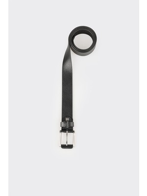 Elle Black Leather Men's Belt