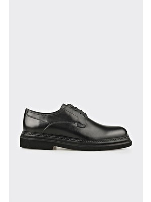 Elle Black Leather Men's Casual Shoes