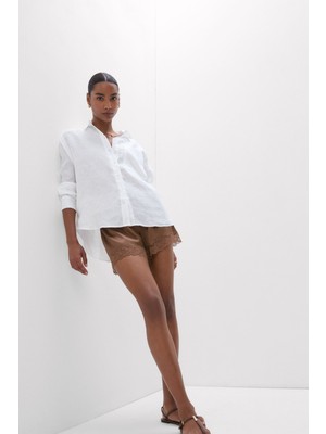 Intimissimi The Pure Linen Linen Canvas Shirt