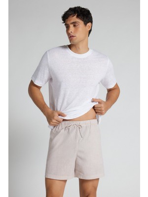 Intimissimi Linen And Cotton Men's Shorts