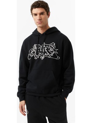 Huf Outlines Pullover Men's Black Sweatshirt