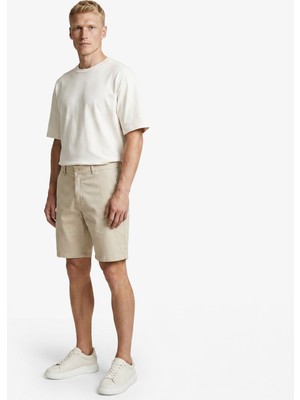 Nautica Men's Beige Regular Fit Shorts