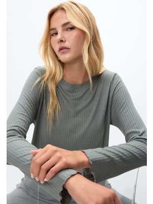 Intimissimi Soft Ribs Long Sleeve Modal Top