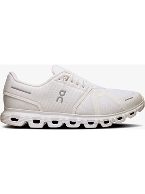 On Cloud 6 Unisex White Sneakers