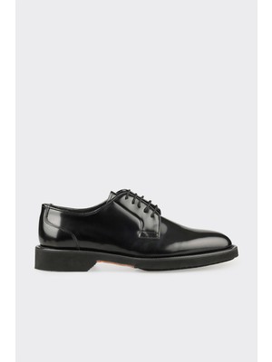 Elle Black Leather Men's Casual Shoes