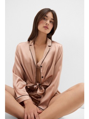 Intimissimi Masculine Cut Silk Jacket