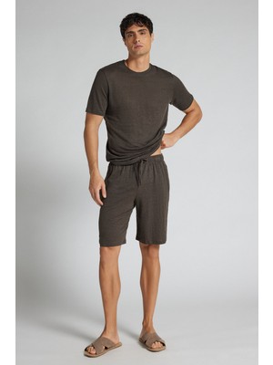 Intimissimi %100 Linen Men's Shorts