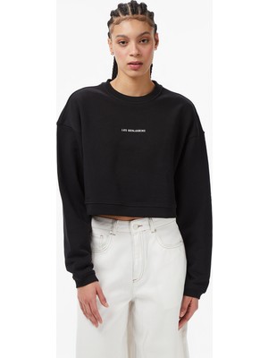 Les Benjamins Essentials 307 Women's Black Sweatshirt