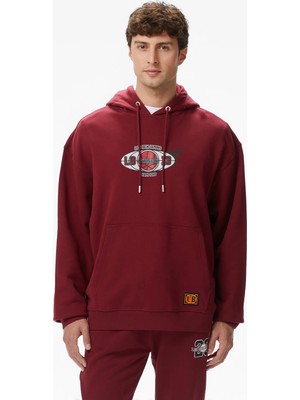 Les Benjamins Essentials 704 Men's Burgundy Sweatshirt