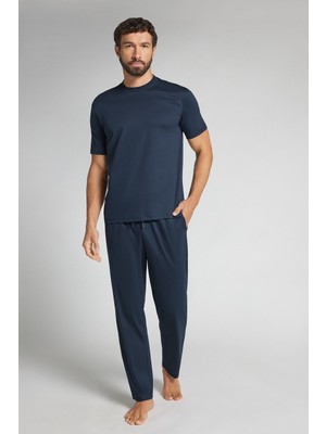 Intimissimi Mercerized Cotton Long Pants Filo Premium