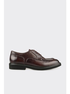 Elle Brown Leather Men's Casual Shoes