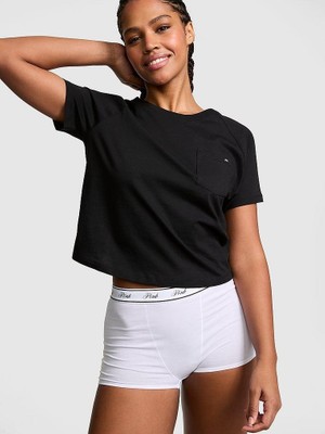 Victoria's Secret Cotton Raglan Pajama Top