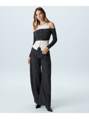 Twist Adjustable Hem Trousers