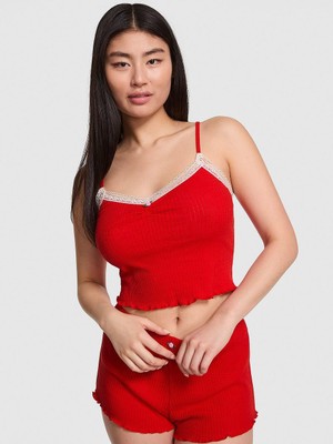 Victoria's Secret Pointelle Strappy Tank Top