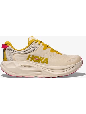 Hoka Gaviota 6 Women's Beige Road Running Shoes