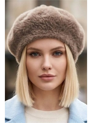 Uniquetrenders Kadın Peluş Kışlık Fransız Ressam Bere