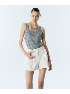 Twist Pleated Shorts