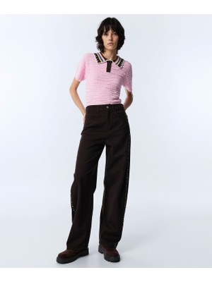 Twist Trok Print Jeans