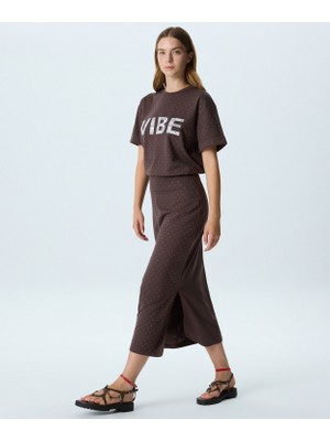 Twist Hotfix Embellished Skirt