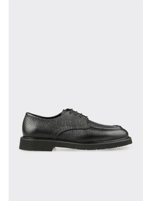 Elle Black Leather Men's Casual Shoes