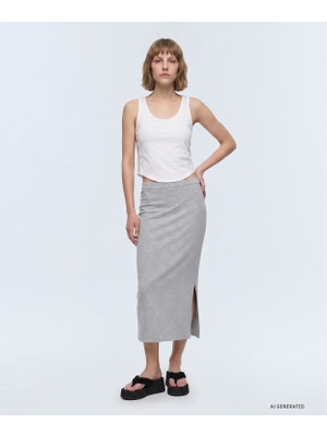 Twist Hotfix Embellished Skirt