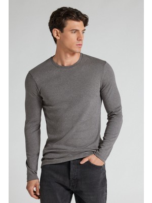 Intimissimi Long Sleeve Thermal Cotton T-Shirt
