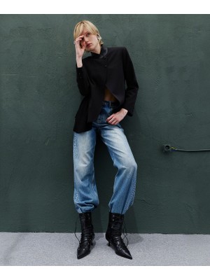 Twist Rhinestone Embellished Jeans