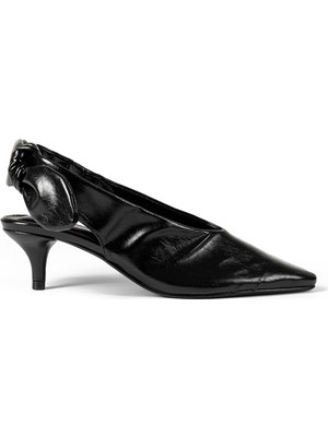 Twist Bow Kitten Heel Shoes