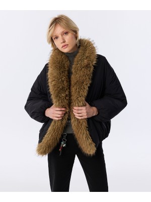Twist Jacket With Removable Faux Fur